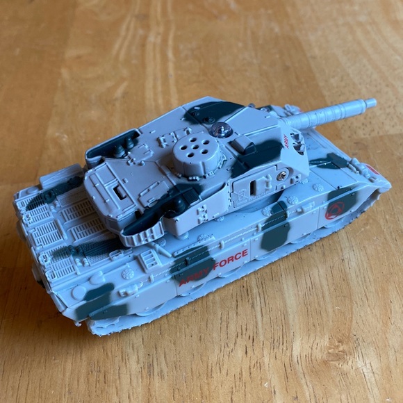 5" USA Army Military Tank Diecast Model Toy Pull Action - Picture 1 of 2